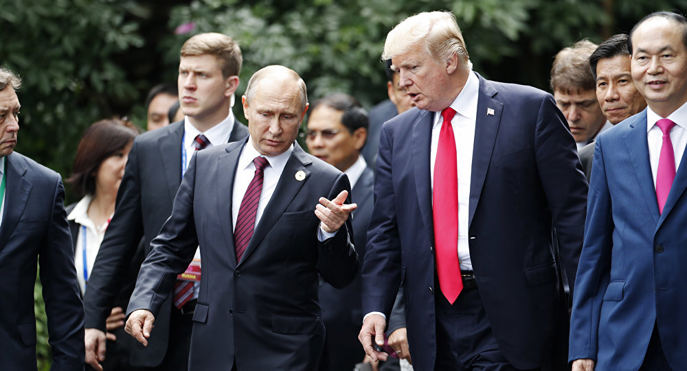 Trump Proposed to Meet Putin in Washington During March Phone Call - Pres. Aide