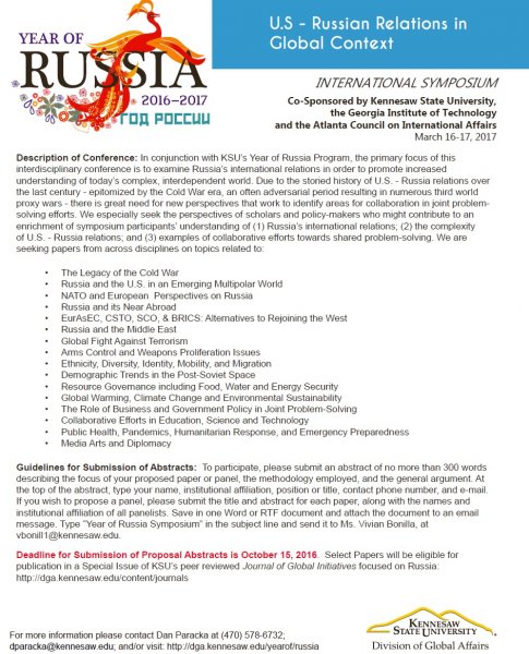 U.S. - Russia Relations in Global Context